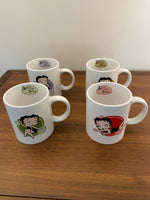 Betty Boop Porcelain Mug Set 4
