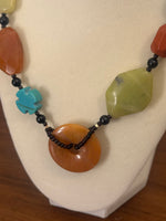 Handmade Multi Gemstone Beaded Necklace