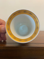 Imperial Lomonosov Porcelain Hand-Decorated St. Petersburg-Russian Floral Mug – Turquoise, Pink & Gold
