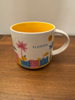 Starbucks Florida Porcelain Coffee Mug You Are Here Collection