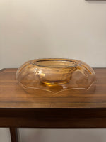 Pink Depression Glass Console Bowl