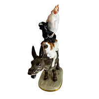 Vintage Hutschenreuther "The Musicians of Bremen Porcelain"