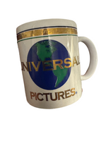 Vintage Universal Pictures Coffee Mug Gold Gilded Detail Collectible