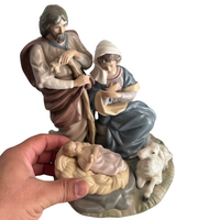 Nativity Holy Family Christmas-Holiday Porcelain Decor
