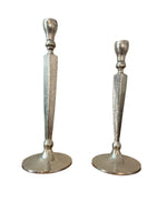 Cast Metal Candlestick Holder Set of 2