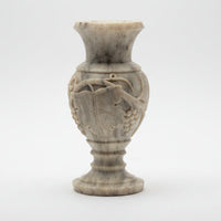 Vintage Handmade Carved Marble Stone Vase