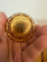 Vintage Amber Glass Imperial Salt and Pepper Shaker Set