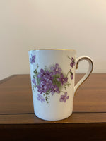 Spode Hammersley Victorian Violets Bone China Floral Mug – Made in England