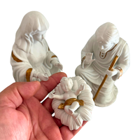 Hand-crafted 3 Pcs Porcelain Nativity Set