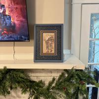 Vintage Hand-painted Santa Claus St. Nicholas Father of Christmas