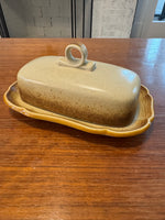 Mikasa Whole Wheat Stoneware Butterdish
