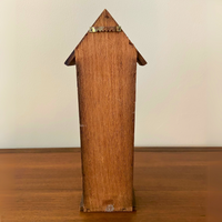 Vintage Christmas Diorama Wooden Miniatures Shelf Doll-House Holiday