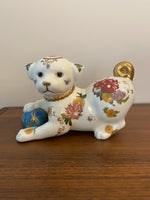 Vintage Franklin Mint Imperial Puppy of Sumatra 1987 Hand Painted Porcelain Figurine