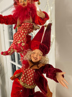 Christmas Decor 3 Acrobatic Jester-Elves