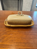 Mikasa Whole Wheat Stoneware Butterdish