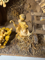 Vintage Italian Nativity Manger