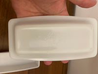 Pyrex Butterdish Butterfly Gold Design 72-B