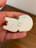 Vintage Japanese Franklin Mint Satsuma Cat Figurine 1986