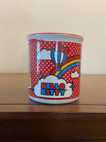 Hello Kitty Sanrio 2022 Red Polka Dot Ceramic Mug with Hot Chocolate Cocoa