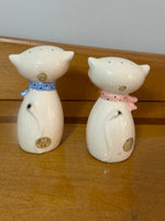 Vintage Holt Ceramic Cats Salt and Pepper Shaker Set