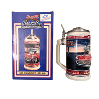 Budweiser Classic Car Series 1957 Chevy Bel-Air Convertible 1997 Beer Stein CS304