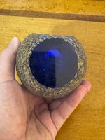 Cobalt Blue Glass Art Vase