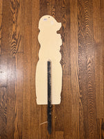 Vintage Halloween Decor Black Cat Pumpkin Sign Yard Art Impact Plastics