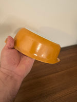 Pyrex by Corningware Orange-White Oval Glass Casserole Dish 1.5qt-1.5L