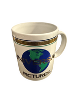Vintage Universal Pictures Coffee Mug Gold Gilded Detail Collectible
