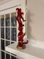 Christmas Decor 3 Acrobatic Jester-Elves