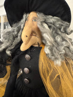 Halloween Primitive Style Folk Art Witch Doll