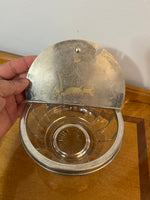 Chamco Silver-plated-Glass Soda Fountain Footed Bowl