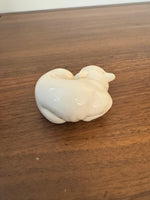 Vintage The Franklin Mint Resin Sleeping Cat Figurine