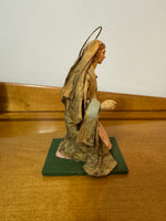 Vintage Italian Papier Mache Mary Nativity Figure Replacement Piece