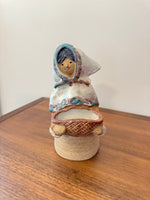 Vintage Metlox Figurine Stoneware Ceramic Sculpture