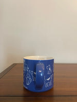 Parker Lane Dog Person – Blue & White Dog Breed Stoneware Mug, 16 oz