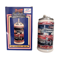 Budweiser Classic Car Series 1957 Chevy Bel-Air Convertible 1997 Beer Stein CS304