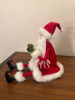 Seated Santa Christmas Decor Figurine