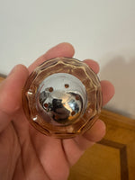 Vintage Amber Glass Imperial Salt and Pepper Shaker Set