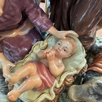 Kirkland Porcelain Nativity Scene Vintage Style