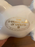 Vintage Franklin Mint Imperial Puppy of Sumatra 1987 Hand Painted Porcelain Figurine