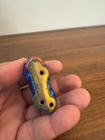 Vintage Small Enamel Brass Chinese Foo Dog