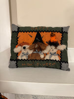 Small Crafted Halloween Pillow Decor