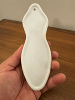 Vintage Chinoiserie Style Small Porcelain Wall Pocket Holder Vase