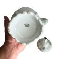 Coffee-Tea Pot Cups and Sugar Bowl Porcelain Johann Haviland Bavarian Germany 11 PCS