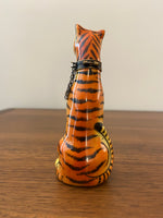 Vintage Rochard Limoges Porcelain Trinket Box Tiger
