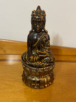 Vintage Ceramic Tibet Shakyamuni Tathagata Buddhist Figure Statue