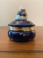 Vintage Takahashi Japanese Porcelain Trinket Box Cat