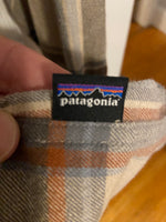 Patagonia Flannel Shirt Men’s Size Tan Plaid Cotton