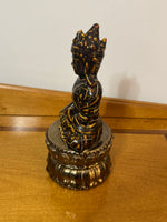 Vintage Ceramic Tibet Shakyamuni Tathagata Buddhist Figure Statue